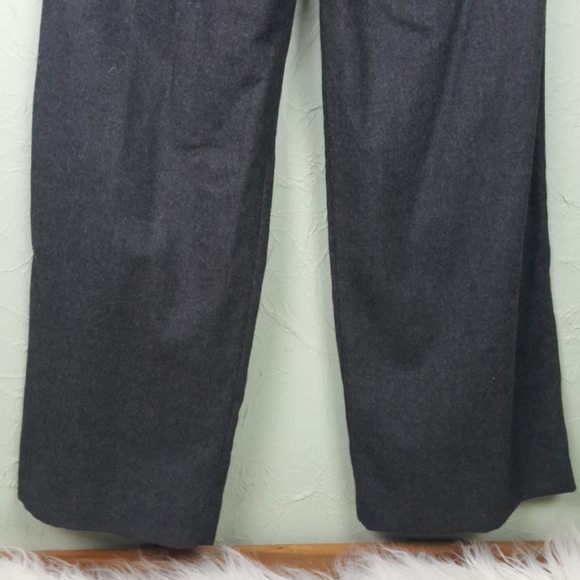 ESKANDAR Wool Wide Leg Pants Elastic Drawstring - Picture 3 of 8